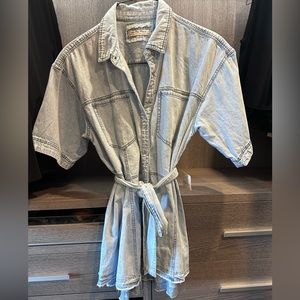 Free People denim dress size xs